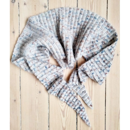 Weicher Wimpelschal by Rito Krea - Häkelmuster mit Kit Schal 187x31cm von Rito Krea