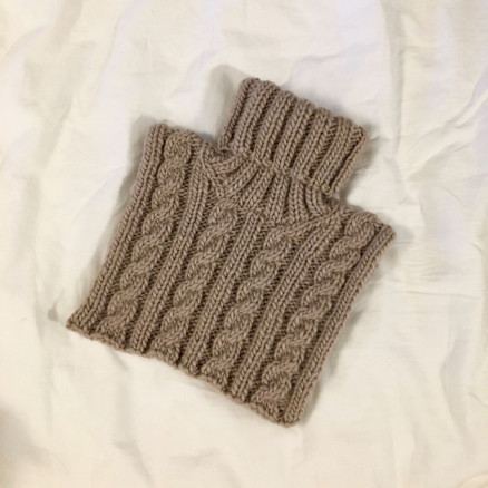 Winter Wonder Pullunder by Rito Krea - Strickmuster mit Kit Pullunder Größen S/M-L/XL von Rito Krea