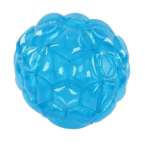 Aufblasbare Kollisionsbälle, Kinderspielball für Stoßstangenball für Pom-Pom-Ball, 90 cm, Zum Aufblasen für Kinder, Kleinkinder, Aufblasbare Hofdekorationen (Blue) von Riuulity
