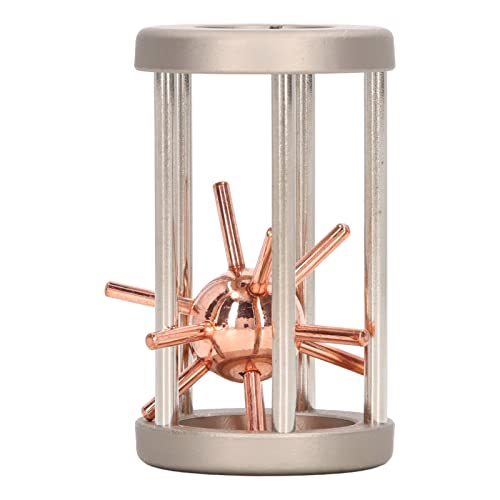 Riuulity Metall-Spiked-Ball-Puzzle, Zinklegierungs-Kammer-Denkaufgabe für Erwachsene, 1 Stück von Riuulity