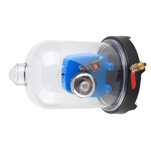 Riuulity Bell Jar Vakuuming Demonstration Hood Teaching Tool mit Elektrischer Glocke, Ideal für Wissenschaftsdemonstrationen und -versuche, BatteryPower für Easy von Riuulity