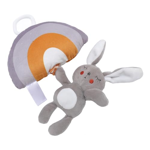 Riuulity Cartoon Tierbaby Ziehen Sie Hanging Toy, Plüschhängespielzeug für Türgriff und Auto mit Beruhigenden Melodien Riuulity Cartoon Tierbaby Ziehen Sie Hanging Toy, Plüschhängespielzeug für Türgriff und Auto mit Beruhigenden Melodien von Riuulity