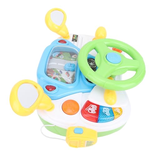Riuulity Dynamic Music Car Soundeffekte Baby Interactive Lernspielzeug, Lenkrad Frühschulspielzeug, Vollständig Rotierendes Design Riuulity Dynamic Music Car Soundeffekte Baby Interactive Lernspielzeug, Lenkrad Frühschulspielzeug, Vollständig Rotierendes Design von Riuulity