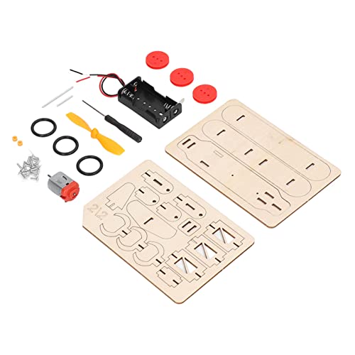 Riuulity Handgefertigte Elektrische Holzglidermodell -Assembler -Kit für, Mint Bildungswissenschaftsspielzeug für Schulpraktiken von Riuulity