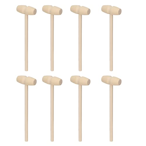 Riuulity Holzhammer für 30 X Birken Mini -Holzhammer, um Härter zu Klopfen und die Handaugenkoordination zu Verbessern von Riuulity