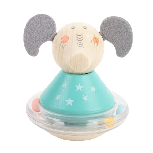 Riuulity Niedliche Cartoon Animal Musical Wobbler Safe für Säuglinge, Robustes Untopping-Design, Inspirierende Hölzerne Rasseln mit Vielseitigem Bildungsspielzeug, Geeignetes Alter 0-3 Riuulity Niedliche Cartoon Animal Musical Wobbler Safe für Säuglinge, Robustes Untopping-Design, Inspirierende Hölzerne Rasseln mit Vielseitigem Bildungsspielzeug, Geeignetes Alter 0-3 von Riuulity