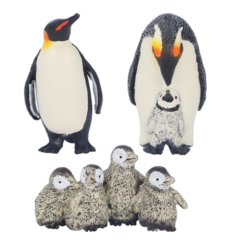 Riuulity Penguine Figurenspielzeug, Realistische Simulation Tier für Bildung und Sammlung für Themenparteien Lehrer -Wertschätzungsgeschenke von Riuulity