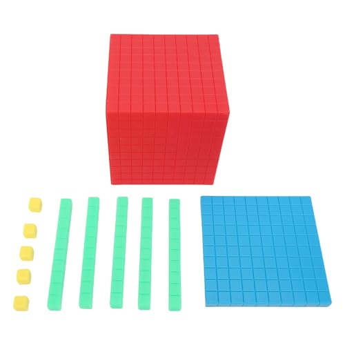 Riuulity Plastikbasis 10 Blöcke Setzen Intuitive Mathematische Manipulative für, die das Lernen von 121 Blöcken Unterrichten Riuulity Plastikbasis 10 Blöcke Setzen Intuitive Mathematische Manipulative für, die das Lernen von 121 Blöcken Unterrichten von Riuulity