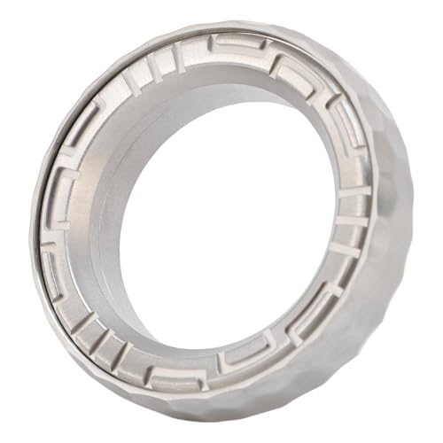 Riuulity Qualität aus Edelstahl Haptischer Ring, Ultra -leichte Dynamische Fingerspannungsreling mit Radrillen für Arbeit, Reisen, Entspannung, Achtsamkeit Riuulity Qualität aus Edelstahl Haptischer Ring, Ultra -leichte Dynamische Fingerspannungsreling mit Radrillen für Arbeit, Reisen, Entspannung, Achtsamkeit von Riuulity