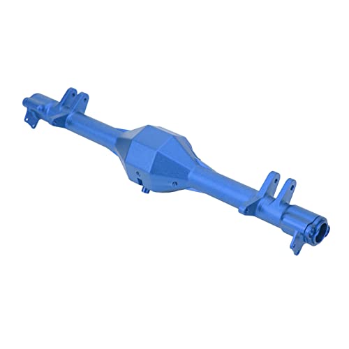 Riuulity RC Hinterachergehäuse für LOSI 1/10 - CNC -Aluminium Legierungsmaterial für eine Bessere Kontrolle Passt Hammer Rey, Rock Rey Leichtes und Starkes Design (Dunkelblau) von Riuulity