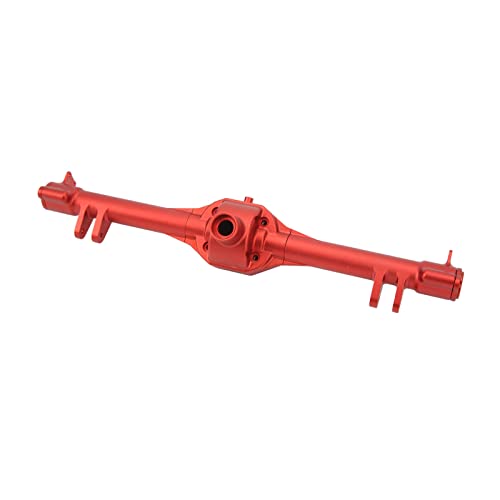 Riuulity RC Hinterachergehäuse für LOSI 1/10 - CNC -Aluminium Legierungsmaterial für eine Bessere Kontrolle Passt Hammer Rey, Rock Rey Leichtes und Starkes Design (Rot) von Riuulity