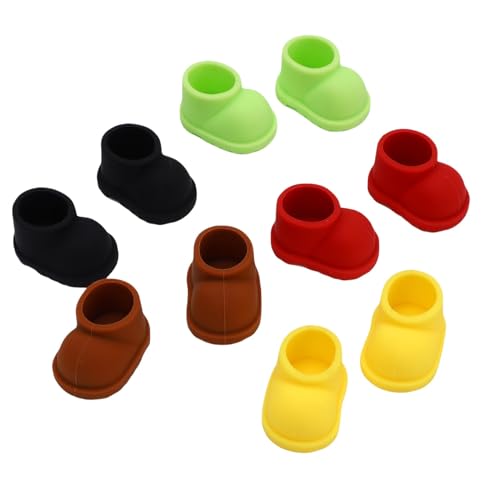 Riuulity Schwarz Braun Rot Gelb Grün Niedliche Silikon Puppen, 6,7 in Puppen Zubehör, mit Bequemlichkeit und Mode Im Kopf Riuulity Schwarz Braun Rot Gelb Grün Niedliche Silikon Puppen, 6,7 in Puppen Zubehör, mit Bequemlichkeit und Mode Im Kopf von Riuulity