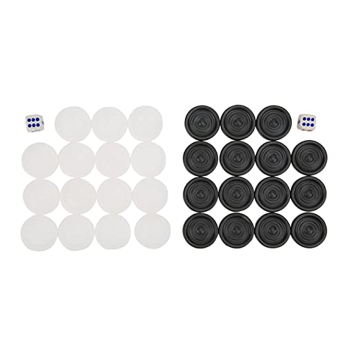 Teile von Schwarzen Plastik -Weißfliesen -Chips 22 Mm Sind EIN Gutes Arbeitsspiel Zum Lustigen Familienleben zu Hause Teile von Schwarzen Plastik -Weißfliesen -Chips 22 Mm Sind EIN Gutes Arbeitsspiel Zum Lustigen Familienleben zu Hause von Riuulity