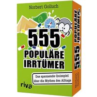 555 populäre Irrtümer – Das spannende Quizspiel rund um die Mythen des Alltags von Riva