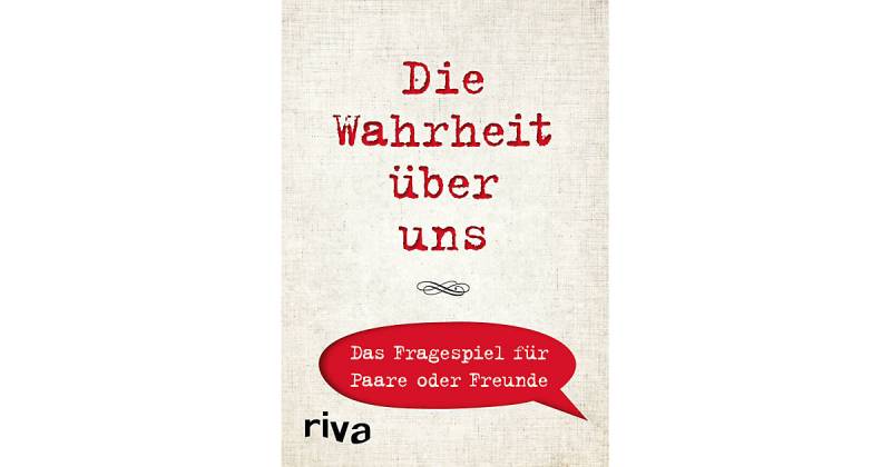 Die Wahrheit über uns - Das Fragespiel (Spiel) von Riva Verlag