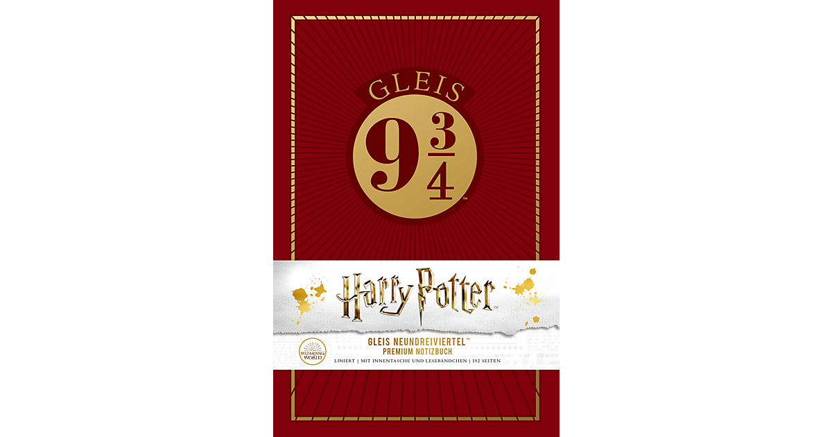 Harry Potter: Gleis 9 ¾ Premium-Notizbuch von Riva Verlag