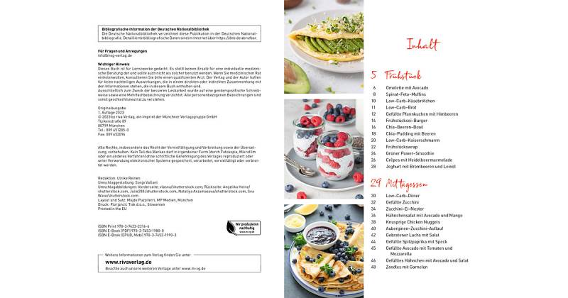 Buch - Low-Carb-Expressküche von Riva Verlag
