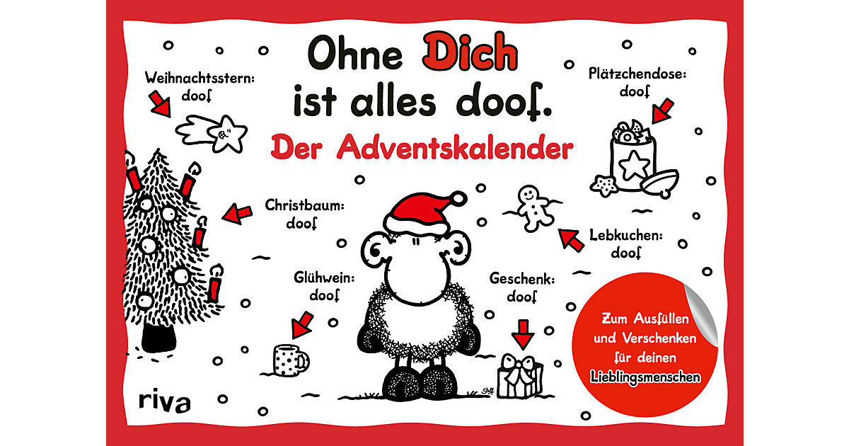 Buch - Ohne Dich ist alles doof - Der Adventskalender von Riva Verlag