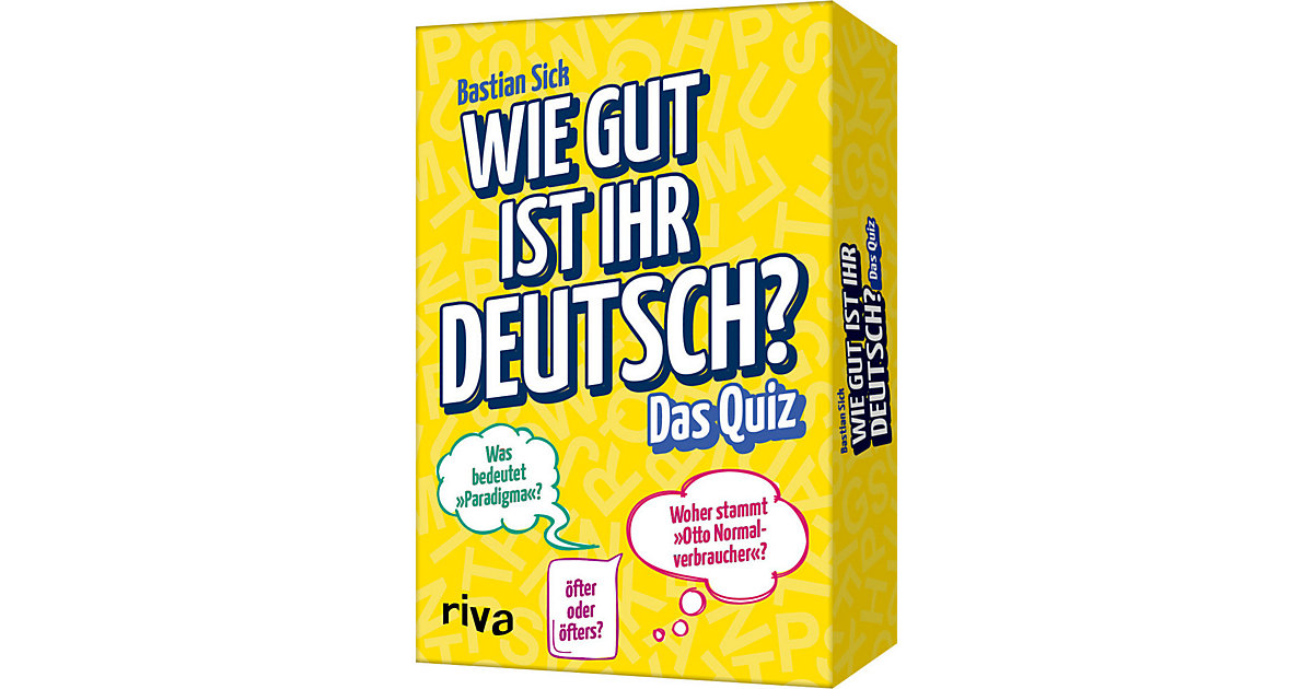 Wie gut ist Ihr Deutsch? - Das Quiz von Riva Verlag
