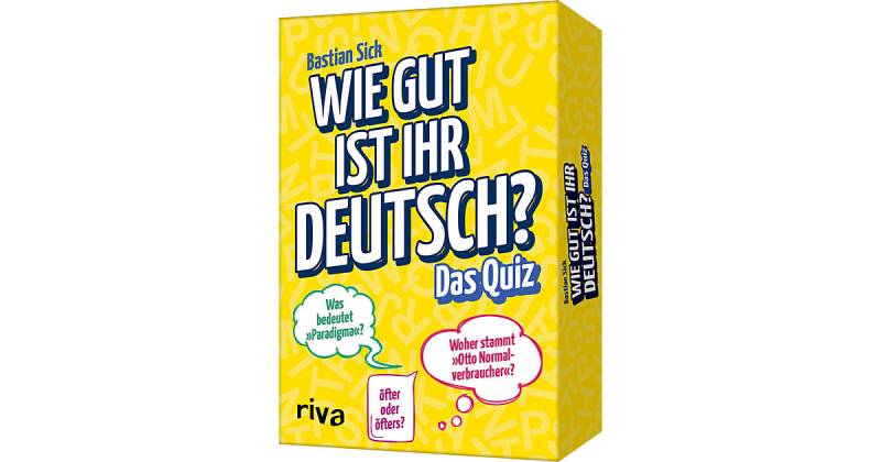 Wie gut ist Ihr Deutsch? - Das Quiz von Riva Verlag