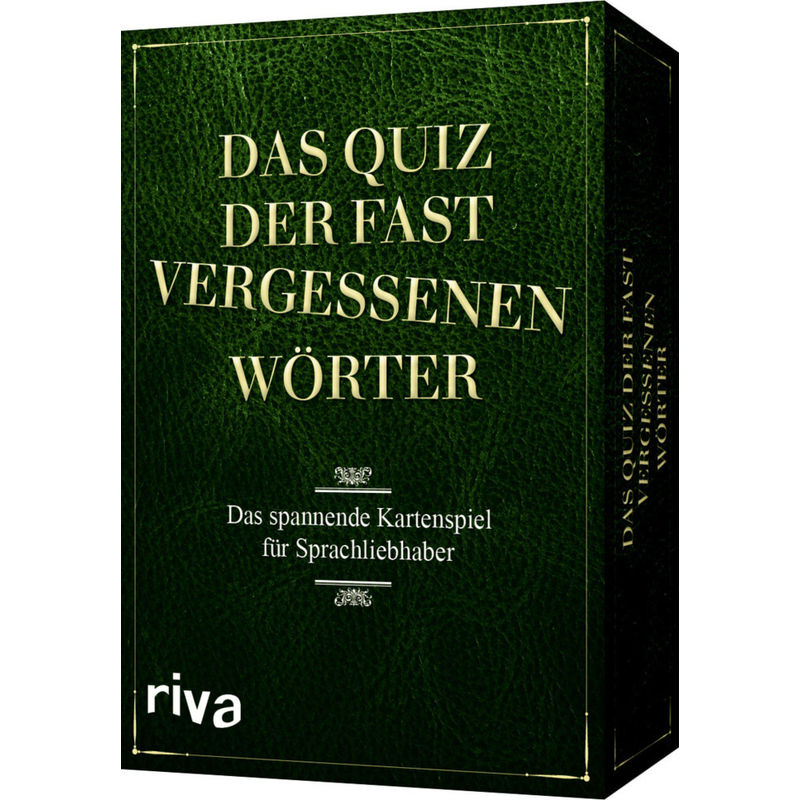 Das Quiz der fast vergessenen Wörter von Riva