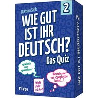 Wie gut ist Ihr Deutsch? - Das Quiz 2 Wie gut ist Ihr Deutsch? - Das Quiz 2 von Riva