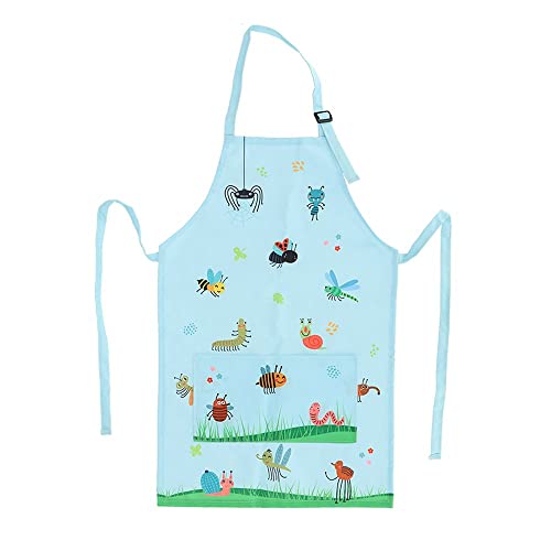 Rivanto® Kinder Gartenschürze Insekten Polyester/PP, 34,5 x 56,5 cm, Bunt, Gärtner Schürze für Mädchen und Jungen von Rivanto
