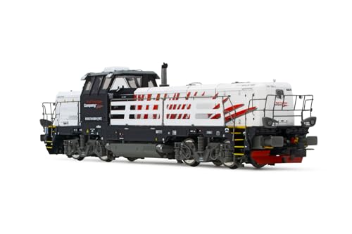 Rivarossi HR2898 Rail Traction Company weiß-Schwarze Lackierung mit roten Streifen – Diesellokomotive von Rivarossi
