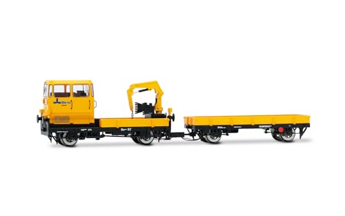 Rivarossi HR2910S FS, Wartungsfahrzeug KLV 53, gelbe Lackierung, „Sirti“, Ep. V, mit DCC-Sounddecoder Modell Eisenbahnlok-Diesel von Rivarossi