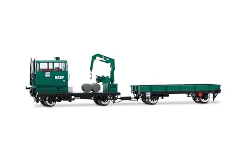 Rivarossi HR2913D DB, Wartungsfahrzeug KLV 53 BASF, Ep. V, mit DCC-Decoder Modell RailwayLoco-Diesel, bunt von Rivarossi