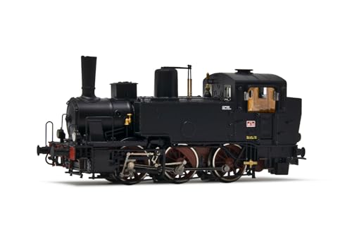 Rivarossi HR2918S FS Dampflokomotive Gr835 mit elektrischen Lampen und weißem DCC-Modell RailwayLoco - Steam von Rivarossi