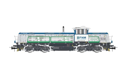 Rivarossi HR2924 FNM/Trenord, Diesellokomotive Effishunter 1000, grau/blau/grün, Ep. VI Diesellokomotive von Rivarossi