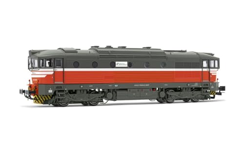 Rivarossi HR2930 Diesellokomotive D753 von Mercitalia S&T in rotgrauer Lackierung mit weißen Streifen, Folge VI Loco – Diesel, Rot und Grau von Rivarossi