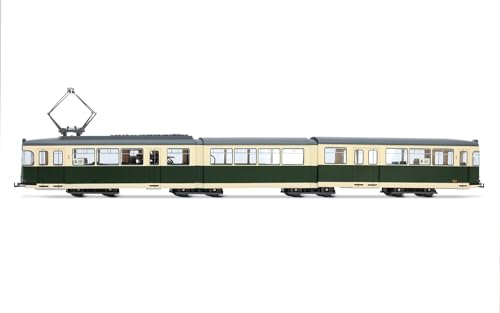 Rivarossi HR2943HM Straßenbahn Duewag GT8 Graz blau-weiße Lackierung Epoche IV-V DCC Lok – elektrisch von Rivarossi
