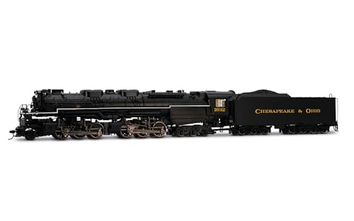 Rivarossi HR2951S Cheseapeake und Ohio, Gelenkdampflokomotive 2-6-6-6 „Allegheny“, Nr. 1632, mit DCC-Sounddecoder, Dampflokomotive von Rivarossi