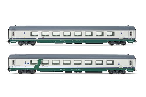 Rivarossi HR4354 FS 2-Einheiten-Packung Gran Confort 1985, offener Raum. EIN normales AH-Modell, Eisenbahnfahrzeuge – Reisebusse von Rivarossi