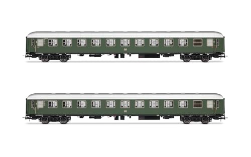 Rivarossi HR4377 DB, 2 Einheiten Pack Liegewagen Bc4üm-62, Green Livery, ep. III Reisezugwagen Rivarossi HR4377 DB, 2 Einheiten Pack Liegewagen Bc4üm-62, Green Livery, ep. III Reisezugwagen von Rivarossi