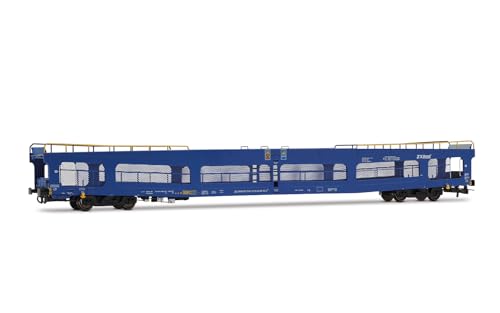 Rivarossi HR4383 ZXBENET, Autotransporter DDm 916, mit seitlichen Schutzgittern, Blaue Lackierung, Ep. VI Personenwagen Rivarossi HR4383 ZXBENET, Autotransporter DDm 916, mit seitlichen Schutzgittern, Blaue Lackierung, Ep. VI Personenwagen von Rivarossi