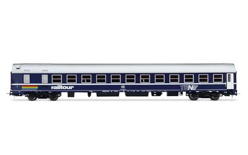 Rivarossi HR4399 FS, Schlafwagen MU '73 in Ten-Lackierung, Aluminiumdach, abgerundetes FS-Logo + „Railtour“-Logo, Ep. IV-Personenwagen Rivarossi HR4399 FS, Schlafwagen MU '73 in Ten-Lackierung, Aluminiumdach, abgerundetes FS-Logo + „Railtour“-Logo, Ep. IV-Personenwagen von Rivarossi
