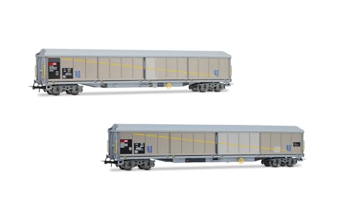 Rivarossi HR6650 SBB 2er Pack 4-Achs-Schiebewandwagen Habils, mit Patches, ep.V von Rivarossi