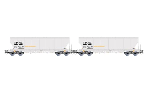 Rivarossi HR6675 ATIR-Rail, 2-Einheitenpackung 4-Achs-Rundseitiger Silowagen, Grau-Lackierung, ep.VI für Erwachsene, ab 14 Jahren, Modelleisenbahnsammler Rivarossi HR6675 ATIR-Rail, 2-Einheitenpackung 4-Achs-Rundseitiger Silowagen, Grau-Lackierung, ep.VI für Erwachsene, ab 14 Jahren, Modelleisenbahnsammler von Rivarossi