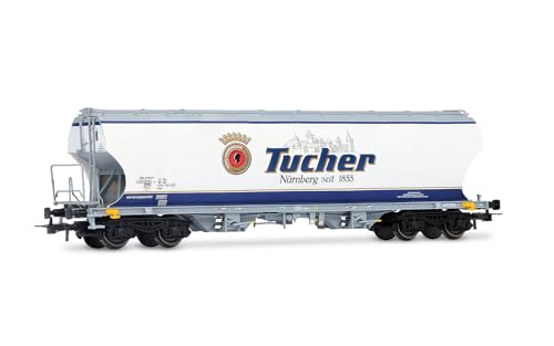 Rivarossi HR6676 4-Achsiger runder Müslischrichterwagen hellblaue Lackierung Tucher, ep. V-VI für Erwachsene, ab 14 Jahren, Modelleisenbahnsammler von Rivarossi