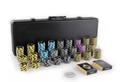 High Roller Tournament Poker Chipset - 14g 500 Stück nummerierte Pokerchips - Mittlere Stückelungen High Roller Tournament Poker Chipset - 14g 500 Stück nummerierte Pokerchips - Mittlere Stückelungen von Riverboat Gaming