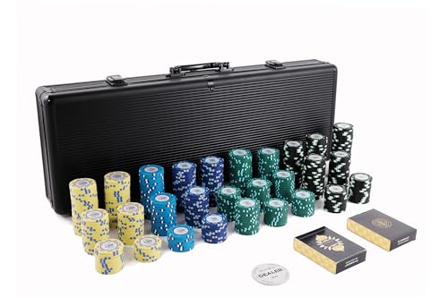 Riverboat Gaming Casino Royale Cash Poker Chipset - 14g 500 Stück nummerierte Pokerchips - Mittlere Einsätze Riverboat Gaming Casino Royale Cash Poker Chipset - 14g 500 Stück nummerierte Pokerchips - Mittlere Einsätze von Riverboat Gaming
