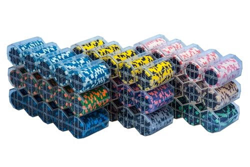 Riverboat Gaming High Roller nummerierte Pokerchips - 14g 100 Stück Rack (alle Stückelungen) (5) von Riverboat Gaming