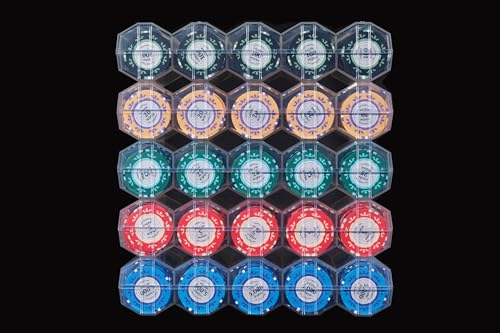 Riverboat Gaming Royale nummerierte Pokerchips - 14g 100 Stück Rack (alle Stückelungen) (20) von Riverboat Gaming