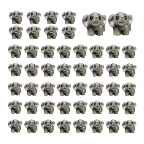 Rkbcjqa 50 Stück Mini-Elefanten-Miniaturen Aus Kunstharz, Kleine Wildtierfiguren zum Basteln Rkbcjqa 50 Stück Mini-Elefanten-Miniaturen Aus Kunstharz, Kleine Wildtierfiguren zum Basteln von Rkbcjqa