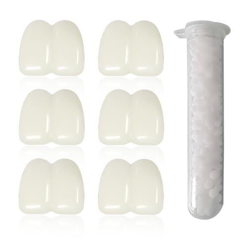 RmKbe 6pcs Bunny Teeth and 10g Thermal Beads Replacement Kit Big Buck Teeth Caps Tooth Repair Kit Cosplay Party Halloween Costume Accessories for Bunny Costume Prop RmKbe 6pcs Bunny Teeth and 10g Thermal Beads Replacement Kit Big Buck Teeth Caps Tooth Repair Kit Cosplay Party Halloween Costume Accessories for Bunny Costume Prop von RmKbe