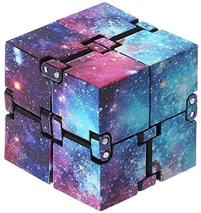 Infinity Cube,Kunststoff Zauberwürfel PVC Mini Finger Unendlicher Würfel Handlich Zappeln Spiel für Kinder Erwachsene Tötungszeit ADD ADHS Angststörung von Rmeet