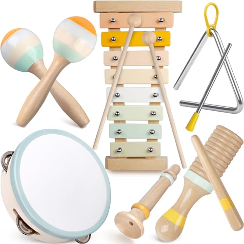 Musikinstrumente für Kinder, Neutrale Farben Musikspielzeug für Kleinkinder, Schlaginstrumente aus Holz, Xylophon Montessori Kinderspielzeug, Geschlechtsneutrale Babygeschenke zum Geburtstag Musikinstrumente für Kinder, Neutrale Farben Musikspielzeug für Kleinkinder, Schlaginstrumente aus Holz, Xylophon Montessori Kinderspielzeug, Geschlechtsneutrale Babygeschenke zum Geburtstag von Rmischolar